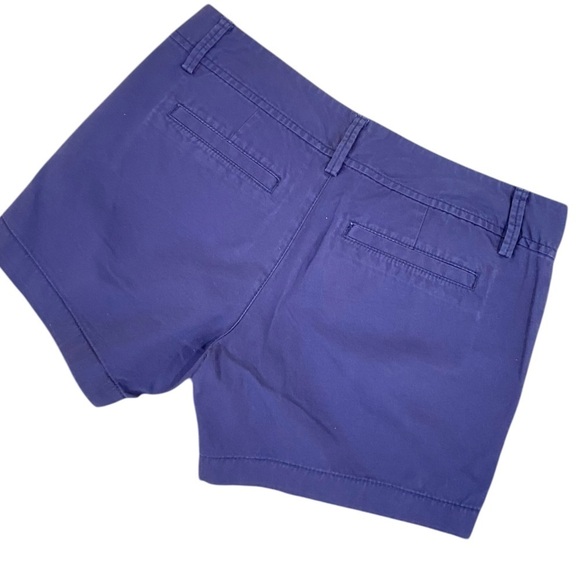Lilly Pultizer Callahan navy 100% cotton 5 inch inseam short front pockets sz 2 - Picture 2 of 8